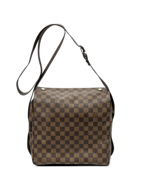 Louis Vuitton Pre-Owned 2008 Damier Ebene Naviglio messenger bag Brown SR4098