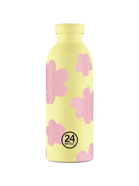 24bottles 500ml Clima floral-print bottle Yellow 24002190