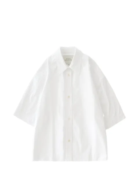 Studio Nicholson Tocoa shirt White TOCOASNW1889POWDERCOTTONWHITE