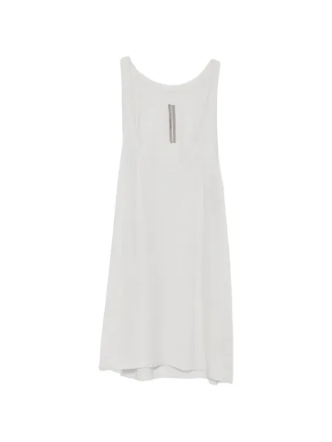 Rick Owens scoop-neck ribbed vest Neutrals RR01F2101BH