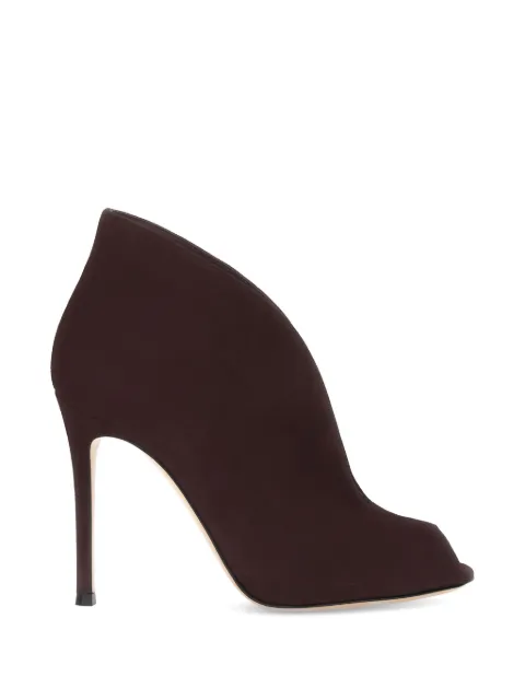 Gianvito Rossi Vamp suede ankle boots Red G5326015RICCAS