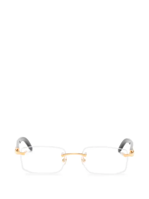 Cartier Eyewear rimless glasses Gold CT0046O