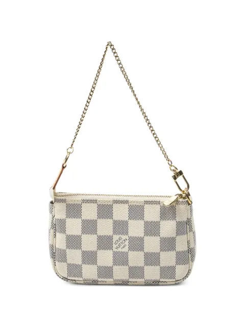 Louis Vuitton Pre-Owned mini Pochette Accessoires zip-up clutch bag Neutrals FL2047