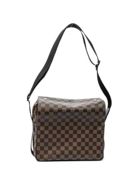 Louis Vuitton Pre-Owned 2004 Damier Ebène Naviglio messenger bag Brown SR0074