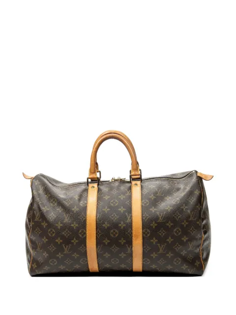 Louis Vuitton Pre-Owned Keepall 45 holdall bag Brown SP1901