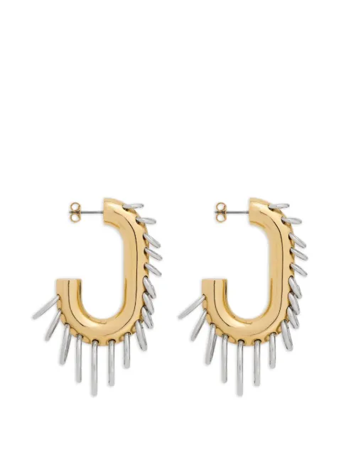 Rabanne Punk XL Link earrings Gold 26ABB0536MET967