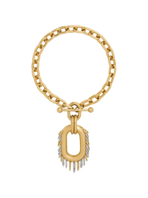 Rabanne Punk XL Link necklace in bicolor gold and silver Gold 26ABB0545MET967