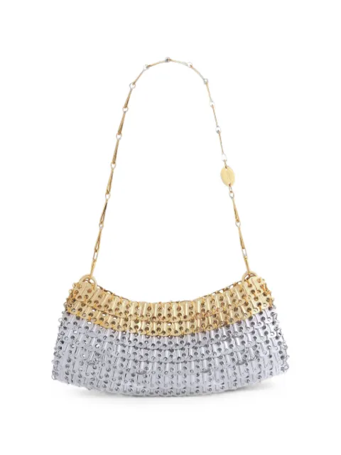 Rabanne 1969 Skyline clutch bag Silver 26ASS0572MET980