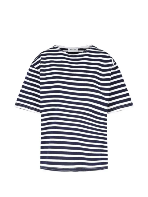 Matteau striped short-sleeve T-shirt Blue RSTTP