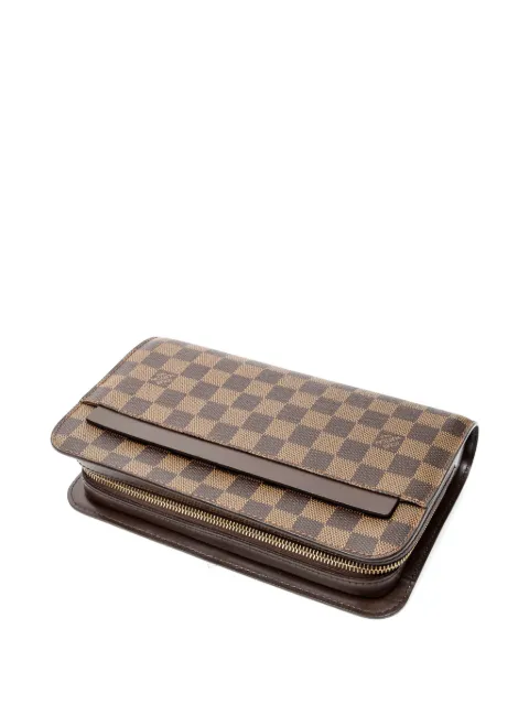 Louis Vuitton Pre-Owned 2005 Saint Louis Damier Ebène clutch bag Brown FL0025