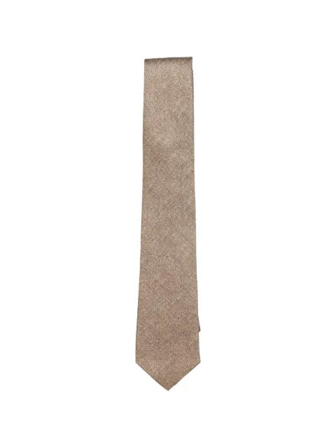 GIERRE MILANO silk tie Brown CR0007526181329