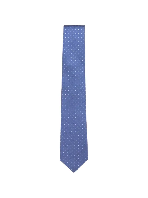 GIERRE MILANO polka-dot silk tie Blue CR0007526181309