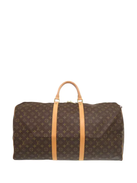 Louis Vuitton Pre-Owned 2000 Monogram Keepall 60 travel bag Brown HIX8JS5MJA2VJQR2