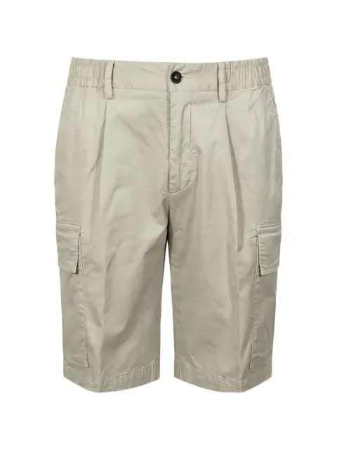 DEVORE pleated cargo shorts Neutrals D131G047UNITEDTC538