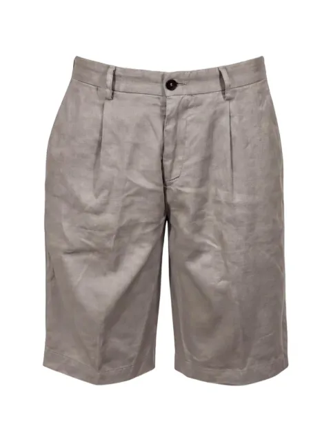 DEVORE pleated-detai chino shorts Grey D155G049TC603