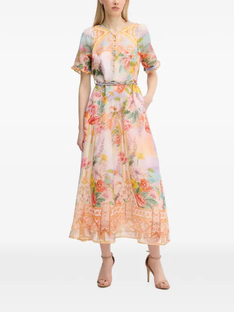 Hale Bob Cyrilla floral-print belted maxi dress Neutrals 61DA614M