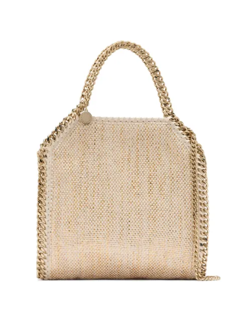 Stella McCartney Falabella chain-trim tote bag Neutrals 371223WP0732