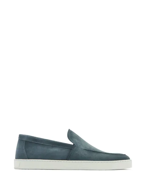 Magnanni suede slip-on loafers Blue 265041111
