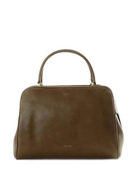 CALVIN KLEIN COLLECTION medium America logo-print tote bag Brown VY03604