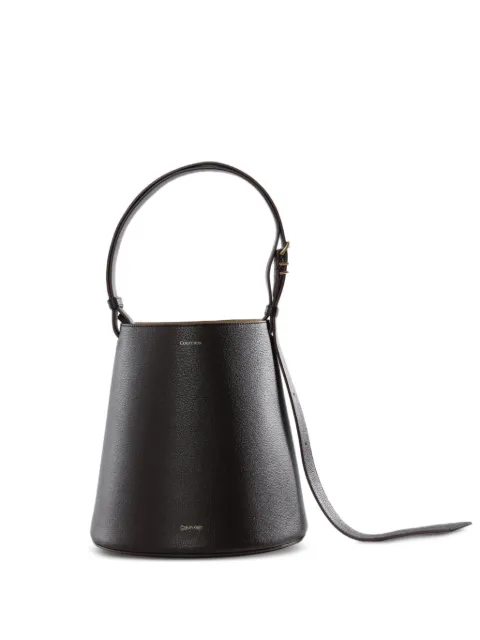CALVIN KLEIN COLLECTION Orbita bucket bag Brown VY03600