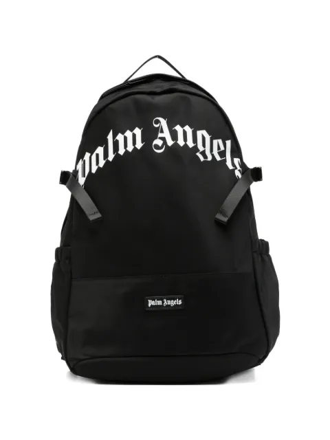 Palm Angels logo-print backpack Black PMNB02IS26FAB0011003