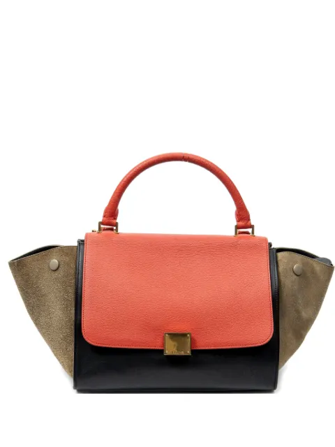 Celine Pre-Owned small Trapeze tricolor tote bag Red FCU0144