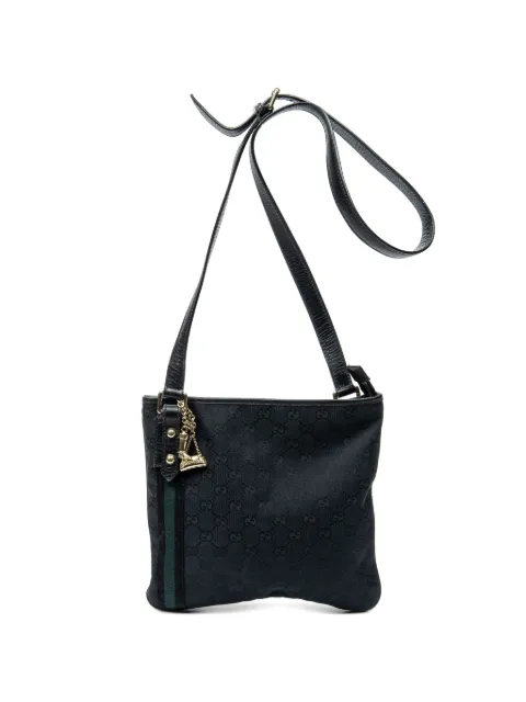 Gucci Pre-Owned Jolicoeur GG Canvas crossbody bag Black 144388