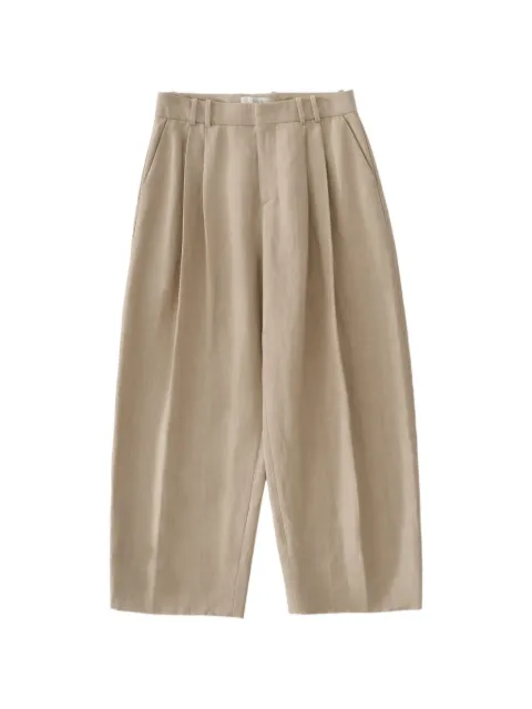 Studio Nicholson Line trousers Neutrals LINESNM1185ANTIQUELINENWOOLSAND