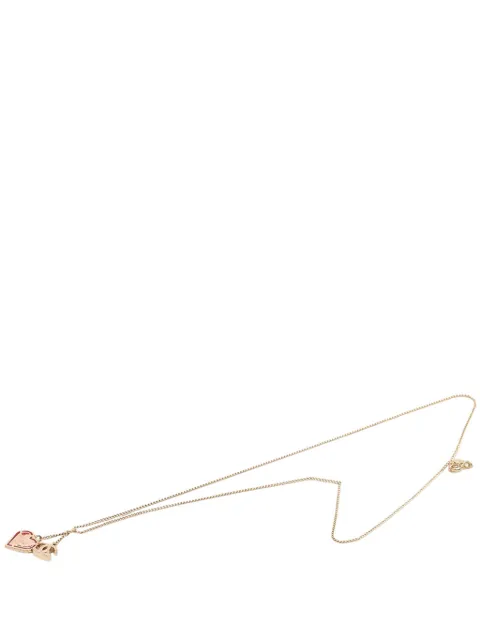CHANEL Pre-Owned 2005 CC Gold Plated Laquered Heart Pendant Necklace costume necklace Gold JNREZXPDMY70DCU1