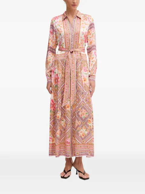 Hale Bob Nicandra floral-print belted maxi dress Pink 62BC614A