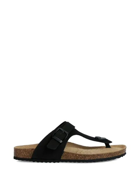 Geox buckle-fastening flip-flops Black D35LSK00032C9999