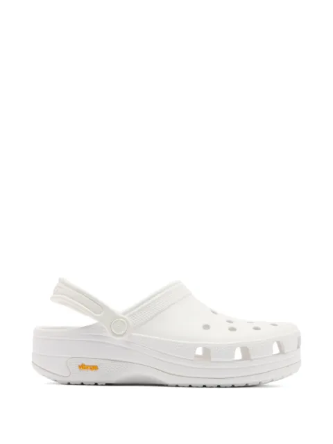 Crocs perforated slingback mules White 212793