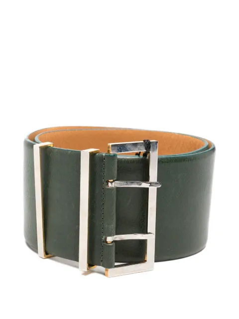 Gianfranco Ferré Pre-Owned 2005-2006 buckle belt Green GF250BII