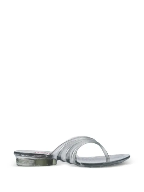 Melissa x Diesel Quantum thong sandals Grey 36151