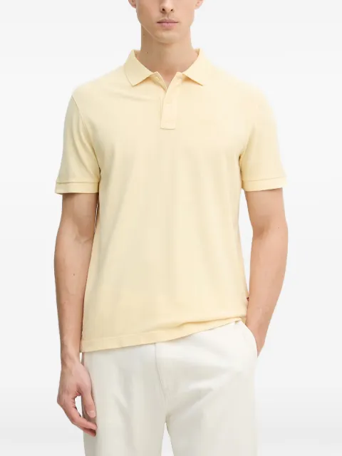 Joop! Ambrosian logo-embroidered polo shirt Yellow 30045619