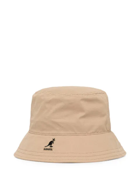 Kangol logo-embroidered bucket hat Neutrals K5436