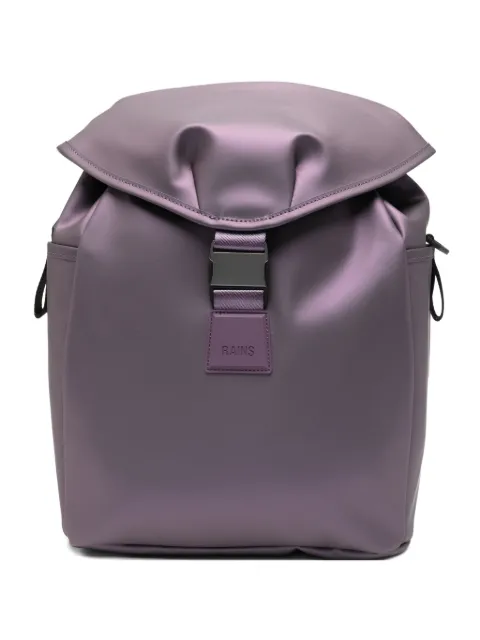 Rains buckle-fastening drawstring backpack Purple RA14840