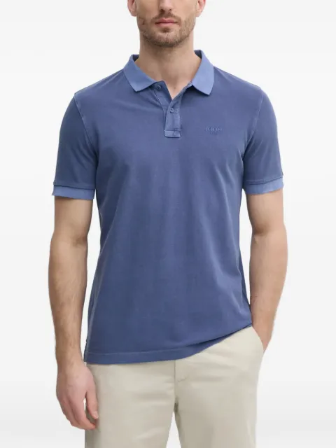 Joop! Ambrosian logo-embroidered polo shirt Blue 30045619