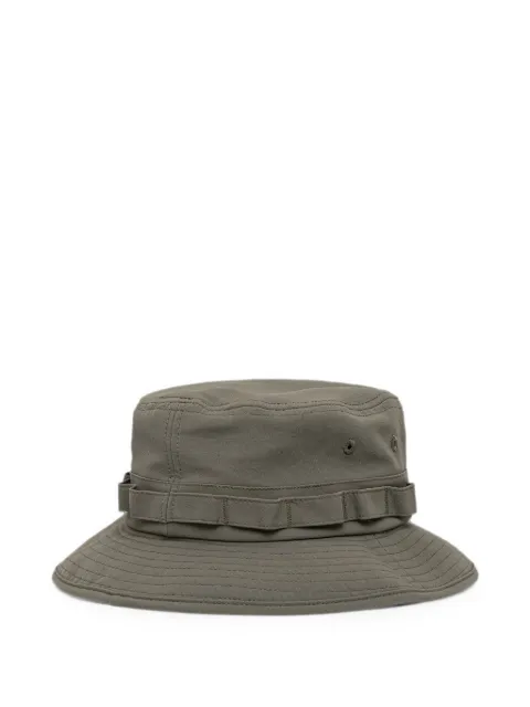 Kangol logo-patch chin-strap bucket hat Green K5492