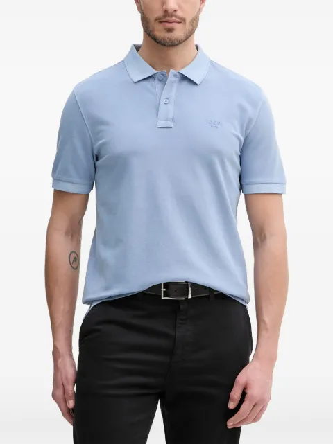 Joop! Ambrosian logo-embroidered polo shirt Blue 30045619