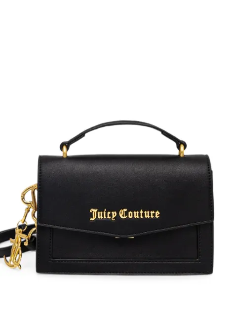 Juicy Couture logo-plaque charm-detail cross body bag Black BEJLL8755WVP