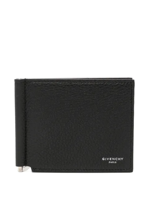 Givenchy logo-print money-clip wallet Black BK60GQK213