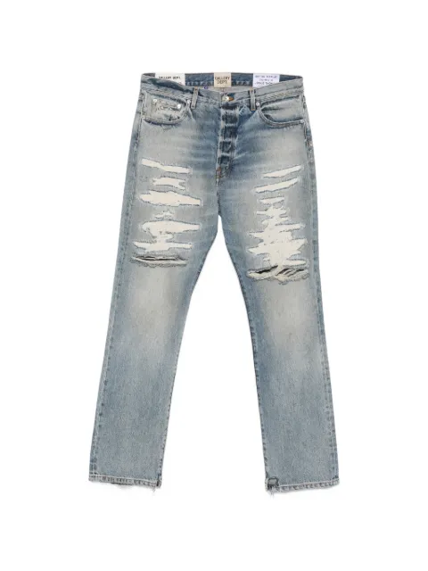 GALLERY DEPT. belt-loop distressed jeans Blue BTM006
