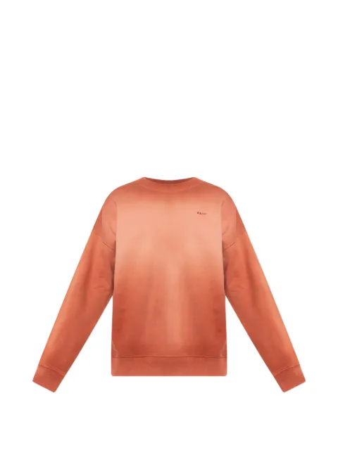Diesel gradient-effect logo-embroidered sweater Orange A165150PKAM