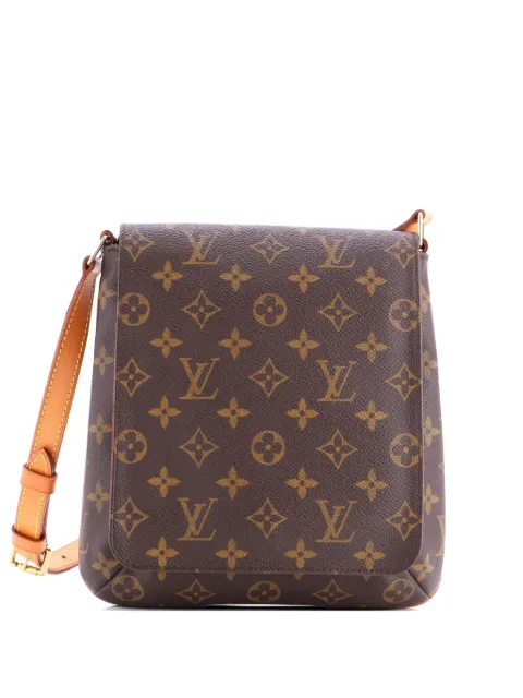 Louis Vuitton Pre-Owned Musette Salsa Handbag Monogram Canvas PM shoulder bag Brown 4B2GBURM43HPFJF4