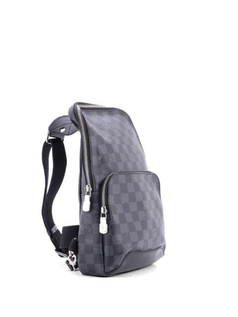 Louis Vuitton Pre-Owned Avenue Sling Bag Damier Graphite crossbody bag Black CRE17P0Q079DVOJR