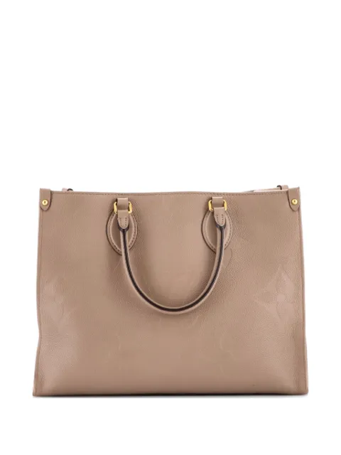 Louis Vuitton Pre-Owned OnTheGo Monogram Empreinte Giant MM tote bag Neutrals WEA3FHZZDUIBFGW7