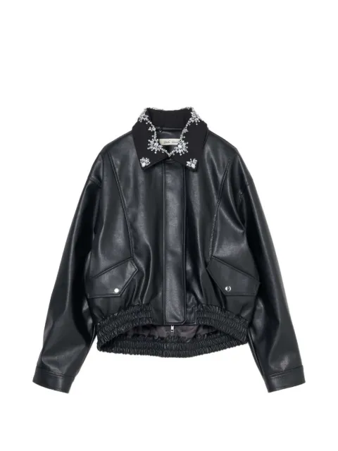Tanaka Daisuke crystal-embellished jacket Black TD25AWJK01