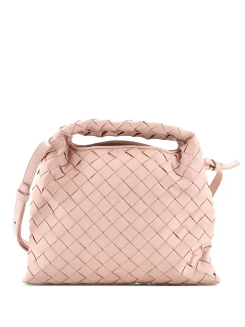 Bottega Veneta Pre-Owned Hop Top Handle Bag Intrecciato Nappa Mini satchel Neutrals OD2UMVI9OQPV3KLO