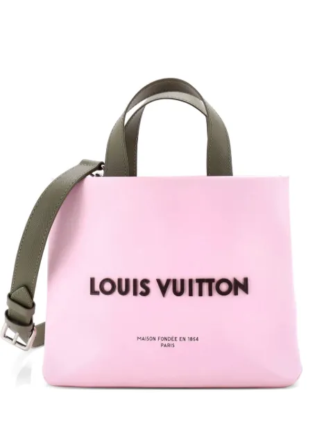 Louis Vuitton Pre-Owned Shopper Leather Mini tote bag Pink BOUPCC93XJAU9P1L